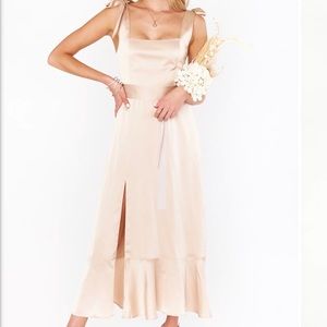 Show Me Your Mumu Claire Midi Bridesmaid Dress